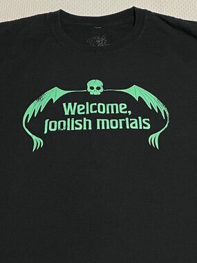 The Lost Bros - Disney Haunted Mansion Black Graphic Long Sleeve 3XL *RARE*